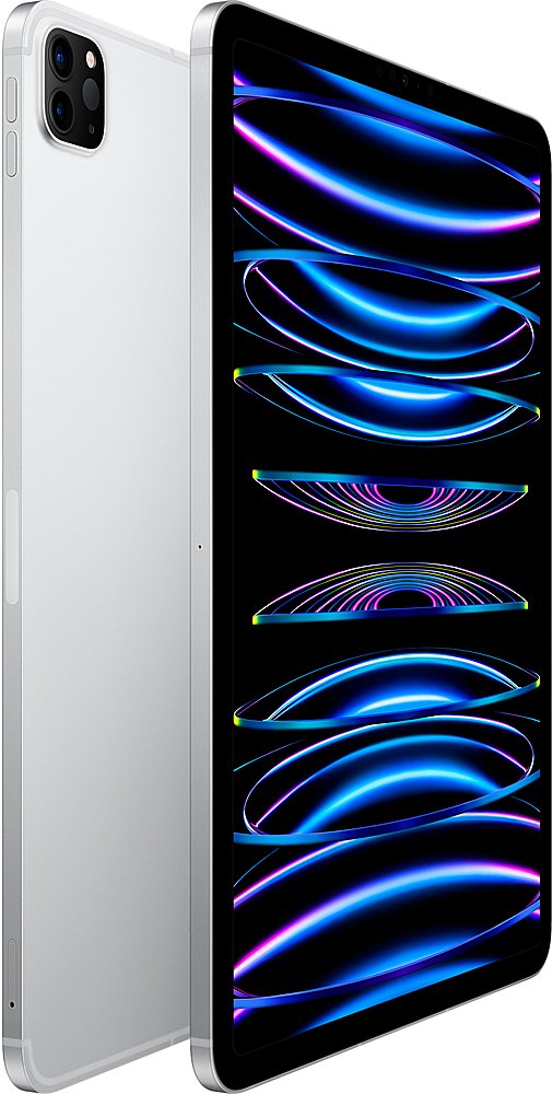 Apple - 11-Inch iPad Pro (4th Generation) M2 chip Wi-Fi - 128GB - Silver