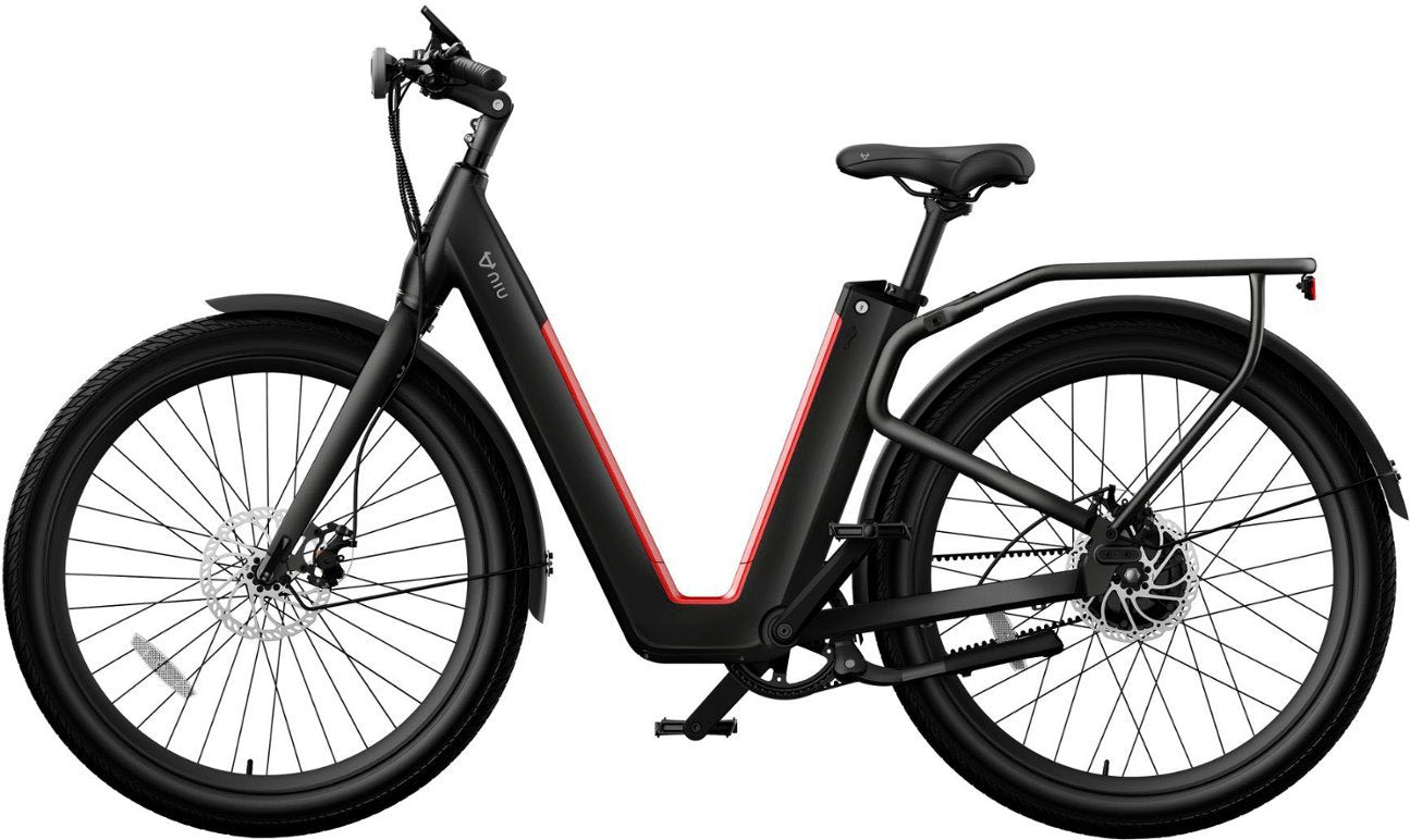 NIU - BQi-C3 Pro eBike w/ up to 90 miles Max Operating Range and 28 MPH Max Speed - Black