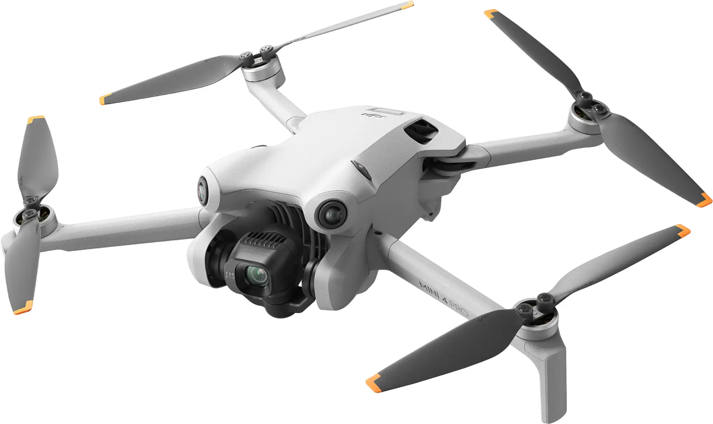 DJI - Mini 4 Pro Fly More Combo Plus Drone and RC 2 Remote Control with Built-in Screen - Gray