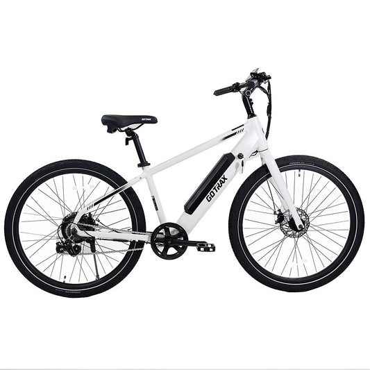 GoTrax - CTI Step Over eBike w/ 40.5mi Max Operating Range and 20mph Max Speed - White