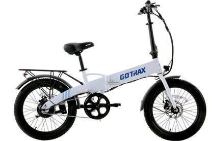 GoTrax - Z4 LITE Folding eBike w/ 25 mile Max Operating Range and 20 MPH Max Speed - White