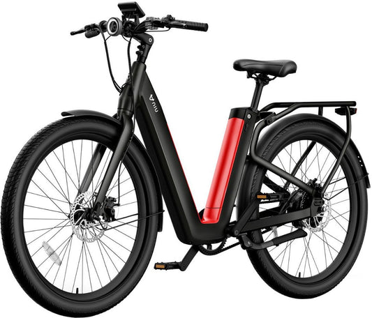 NIU - BQi-C3 Pro eBike w/ up to 90 miles Max Operating Range and 28 MPH Max Speed - Black