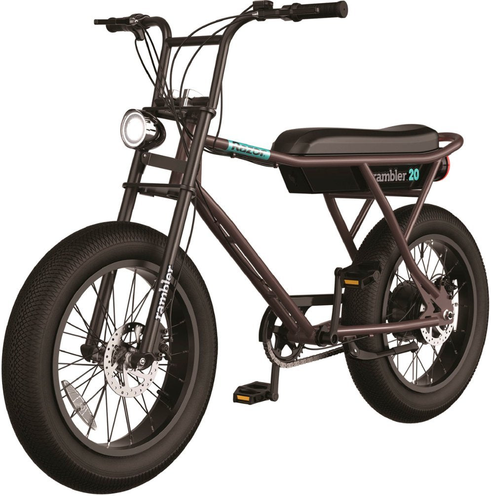 Razor - Rambler 20 eBike w/16.5 Max Operating Range & 19.9 mph Max Speed - Brown