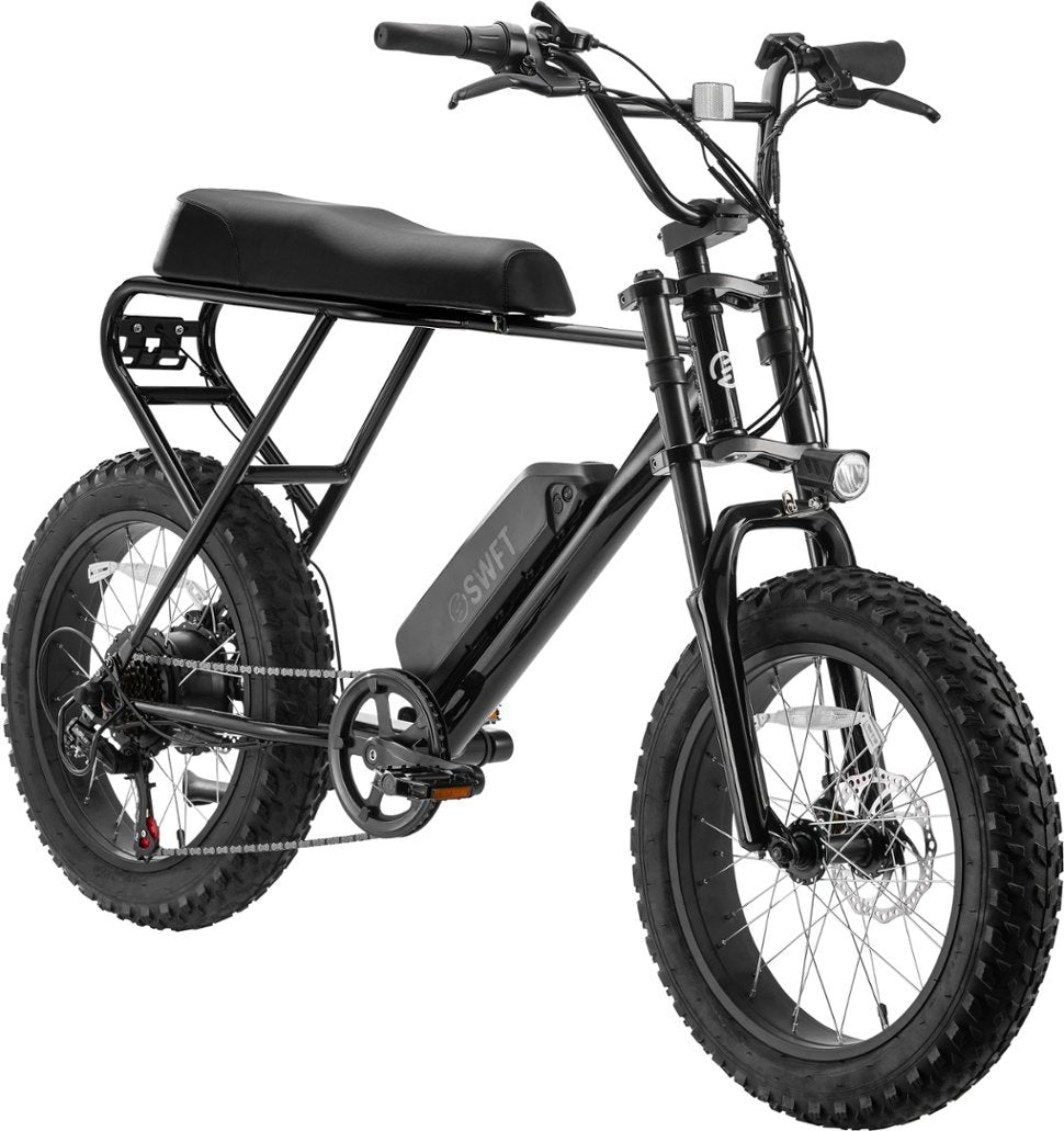 SWFT - ZIP eBike w/ 37mi Max Operating Range & 20 mph Max Speed - Black