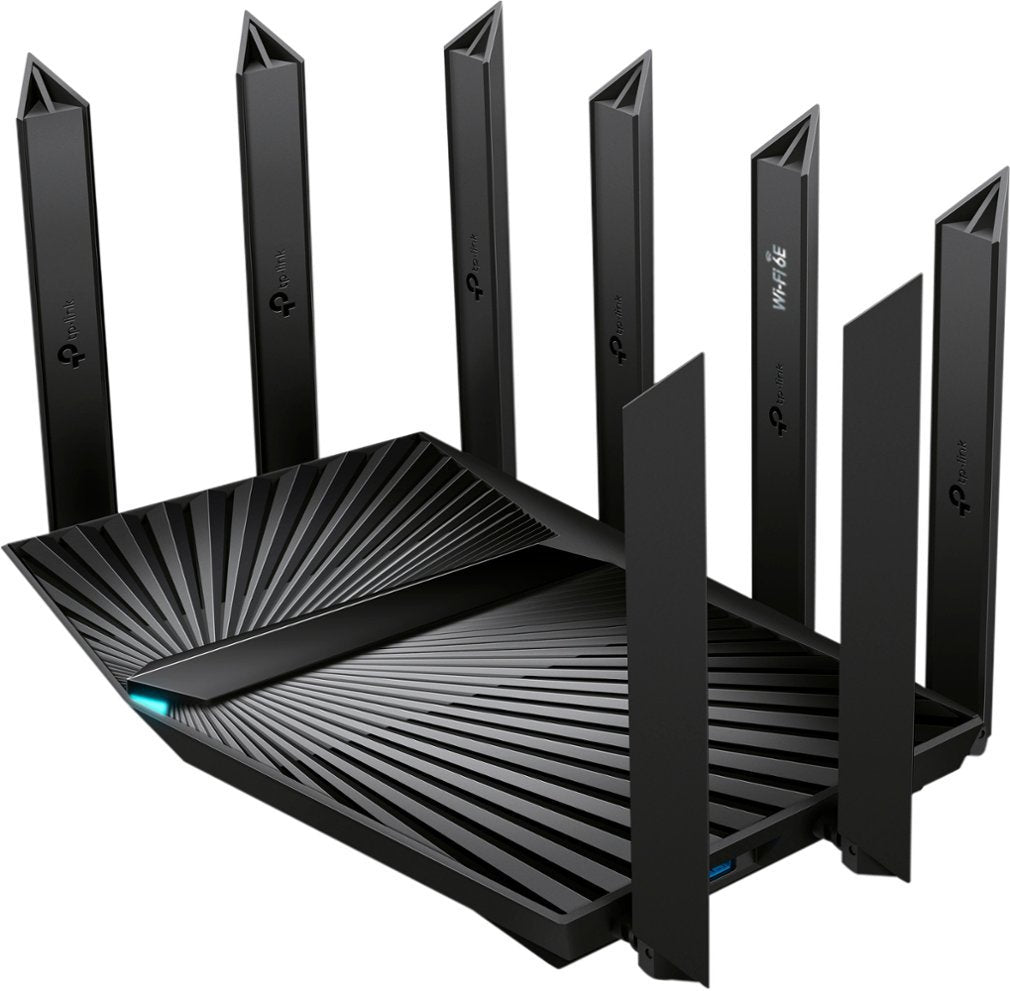 TP-Link - Archer AXE7800 Tri-Band Wi-Fi 6E Router - Black